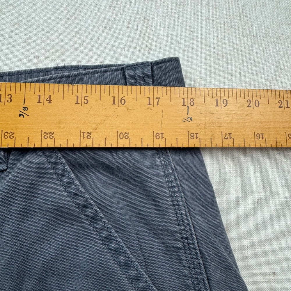 Carhartt Rugged Flex Relaxed Fit Canvas Cargo Work Shorts Gray Mens Sz 36 EUC - Picture 6 of 10